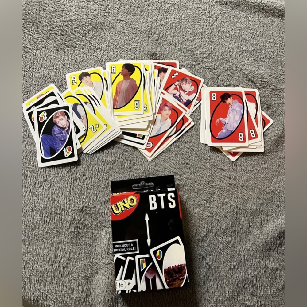 BTS Uno Cards